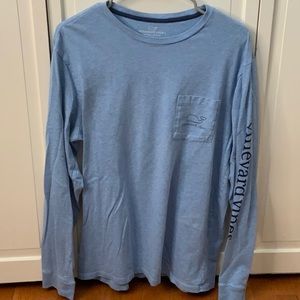 Men’s Vineyard Vines Blue Long Sleeve Tee size medium